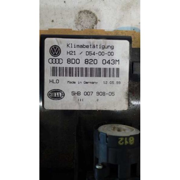 Recambio de mando climatizador para audi a4 berlina (b5) 1.9 tdi referencia OEM IAM   