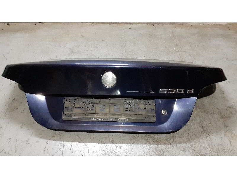 Recambio de tapa maletero para bmw serie 5 berlina (e60) 530d referencia OEM IAM  AZUL OSCURO 