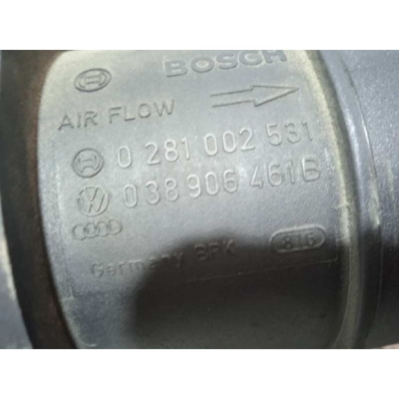 Recambio de caudalimetro para volkswagen jetta (1k2) 1.9 tdi referencia OEM IAM 038906461B 0281002531 5 PINS