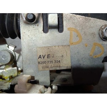 Recambio de cerradura puerta delantera derecha para dacia duster ambiance 4x2 referencia OEM IAM 8200735224 2 PINES 