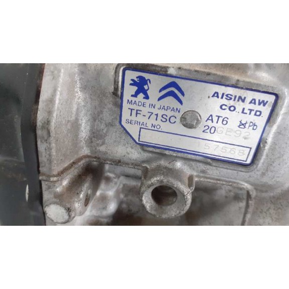 Recambio de caja cambios para peugeot 208 gt line referencia OEM IAM 20GE92 4.000KM AUTOMÁTICA