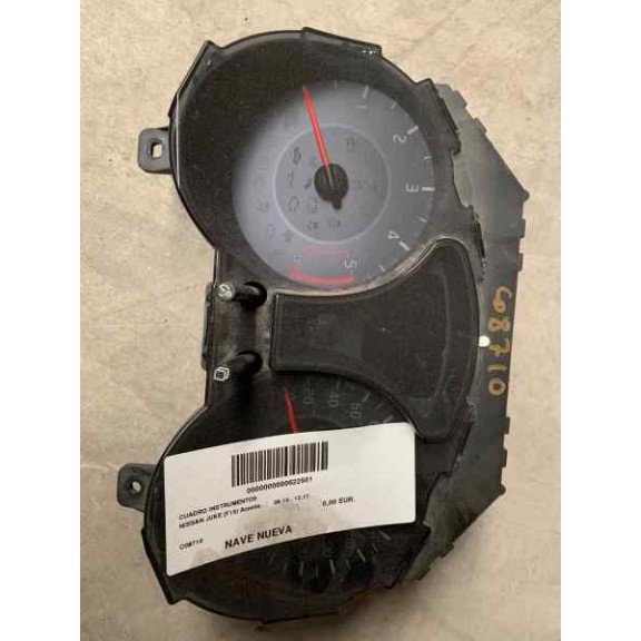 Recambio de cuadro instrumentos para nissan juke (f15) acenta referencia OEM IAM 24810BV38A 6 RPM 240 KM