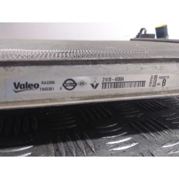 Recambio de radiador agua para nissan qashqai (j11) tekna premium referencia OEM IAM 214104EB0A  