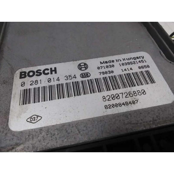 Recambio de centralita motor uce para renault laguna iii dynamique referencia OEM IAM 8200726880 0281014354 