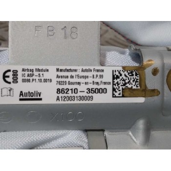 Recambio de airbag cortina delantero izquierdo para ssangyong tivoli referencia OEM IAM 8621035000  