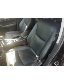 Recambio de juego asientos completo para infiniti q50 2.2 diesel cat referencia OEM IAM  CUERO NEGRO REGULACION MANUAL