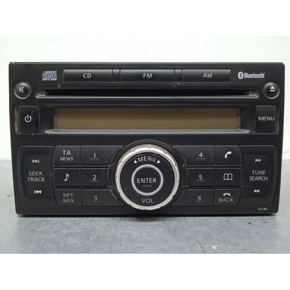 Recambio de sistema audio / radio cd para nissan qashqai (j10) acenta referencia OEM IAM 28185JD000 PN2805F 28185JD000