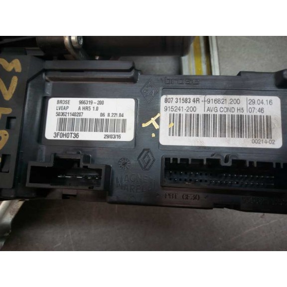 Recambio de elevalunas delantero izquierdo para renault megane iii coupe limited referencia OEM IAM 807315834R 968432100 5 PINES