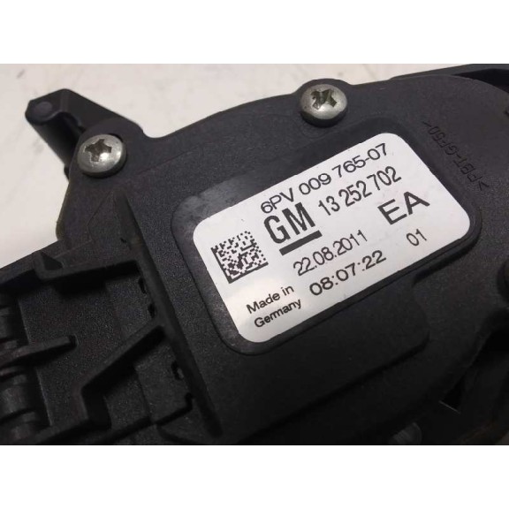 Recambio de potenciometro pedal para opel astra j gtc sport referencia OEM IAM 13252702  
