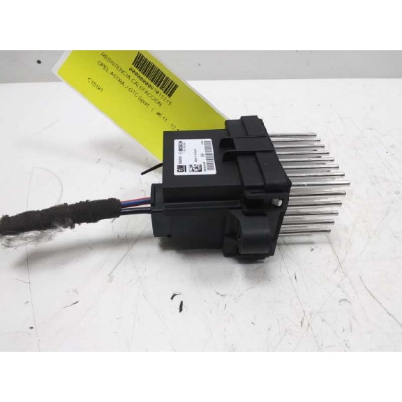 Recambio de resistencia calefaccion para opel astra j gtc sport referencia OEM IAM 13503201  