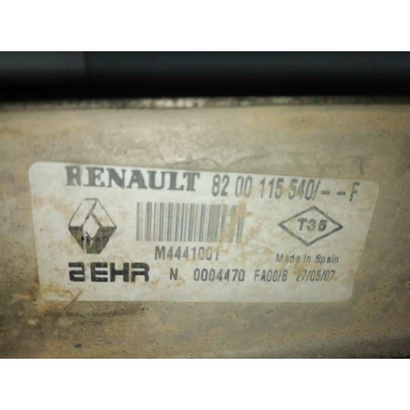 Recambio de intercooler para renault scenic ii 1.5 dci diesel referencia OEM IAM 8200115540 8200700172 8200115540