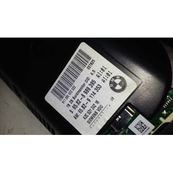 Recambio de display para bmw serie 5 berlina (e60) 520d referencia OEM IAM 6582698395 UNA RAYA EN CRISTAL 65829114353