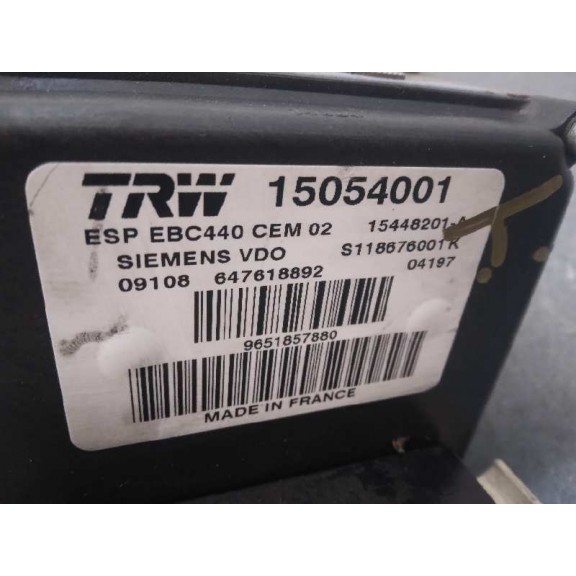 Recambio de abs para peugeot 407 st confort referencia OEM IAM 9651857880 15054001 