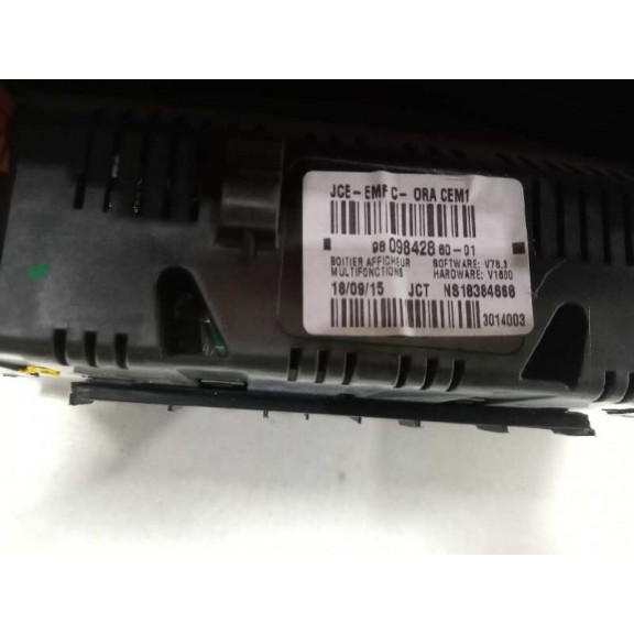Recambio de display para citroën berlingo station wagon feel referencia OEM IAM NS18384668 968093907705 