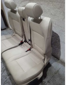 Recambio de juego asientos completo para bmw serie 5 gran turismo (f07) 530d referencia OEM IAM  PIEL BLANCO  2