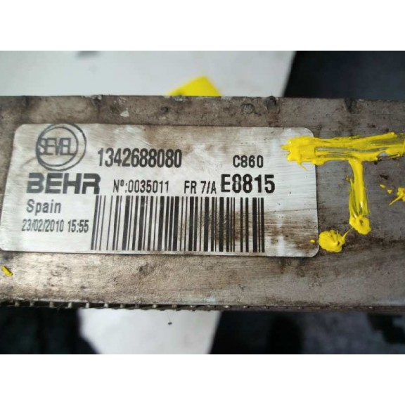 Recambio de radiador agua para fiat ducato caravana referencia OEM IAM 1342688080  