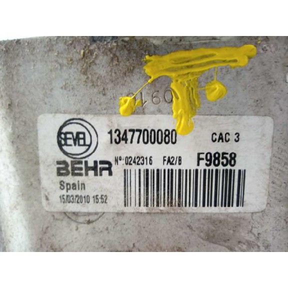 Recambio de intercooler para fiat ducato caravana referencia OEM IAM 1347700080  