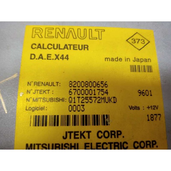 Recambio de modulo electronico para renault twingo authentique referencia OEM IAM 8200800656 DE LA COLUMNA DE DIRECCION 