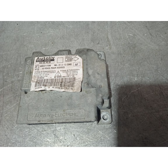 Recambio de centralita airbag para peugeot 407 st confort pack referencia OEM IAM 9654717280  