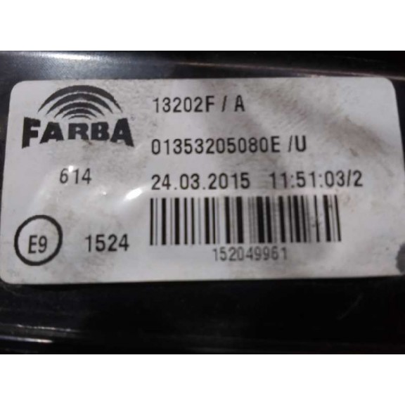 Recambio de piloto trasero derecho para fiat fiorino básico referencia OEM IAM 13202F/A  