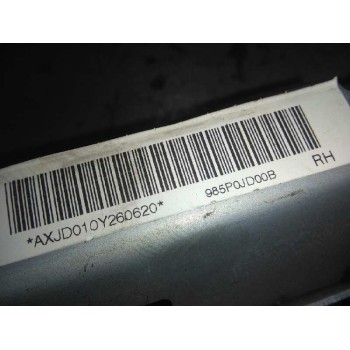 Recambio de airbag cortina delantero derecho para nissan qashqai (j10) acenta referencia OEM IAM 985P0JD00B  