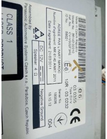 Recambio de sistema audio / radio cd para toyota auris active referencia OEM IAM CVVS02F3AE NAVEGADOR 8614002010 2