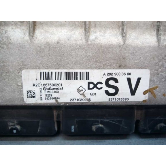 Recambio de centralita motor uce para renault megane iv berlina 5p limited referencia OEM IAM 237102099S A2829003600 