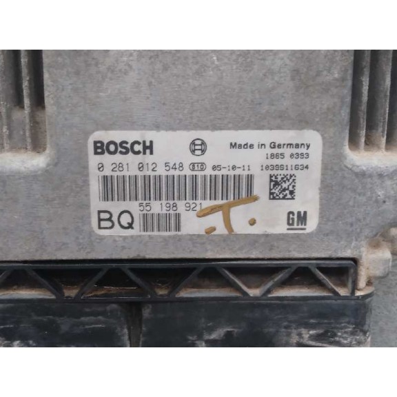 Recambio de centralita motor uce para opel astra h berlina cosmo referencia OEM IAM 55198921 0281011548 
