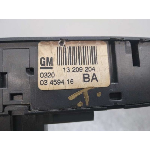 Recambio de mando elevalunas delantero izquierdo para opel astra h berlina cosmo referencia OEM IAM 13209204 4 TECLAS 