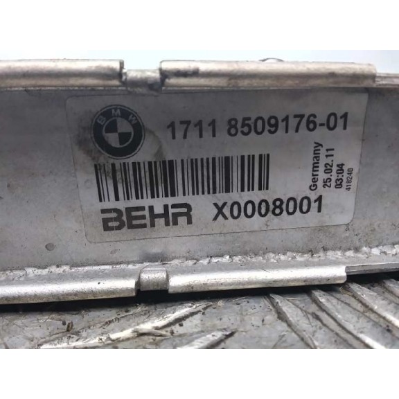 Recambio de radiador agua para bmw serie 5 gran turismo (f07) 530d referencia OEM IAM X0008001  