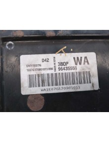 Recambio de centralita motor uce para chevrolet kalos 1.2 s (d/a) referencia OEM IAM 96435559   2