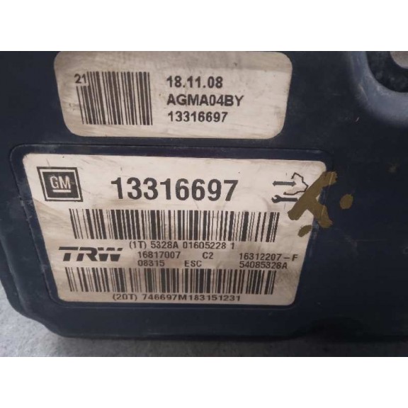 Recambio de abs para opel insignia berlina edition referencia OEM IAM 13316697  