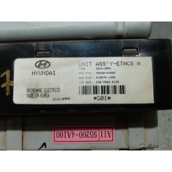 Recambio de modulo confort para hyundai h 1 h 1 furg.caja cerr.c. puerta referencia OEM IAM 954604A000  