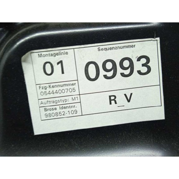 Recambio de elevalunas delantero derecho para volkswagen passat berlina (3c2) advance referencia OEM IAM 3C1837462H SOLO MECANIS