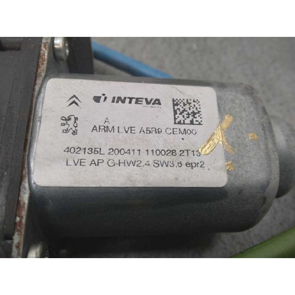 Recambio de elevalunas delantero izquierdo para citroën c3 picasso attraction referencia OEM IAM 9673654180 6 PINES 