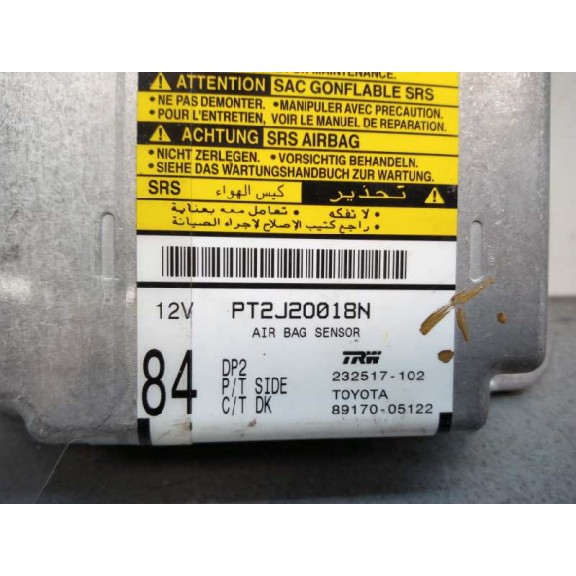 Recambio de centralita airbag para toyota avensis berlina (t25) 2.0 d-cat referencia OEM IAM 232517102  
