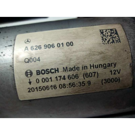 Recambio de motor arranque para mercedes-benz clase c w205 c200 bluetec referencia OEM IAM A6269060100 0001174606 13 DIENTES