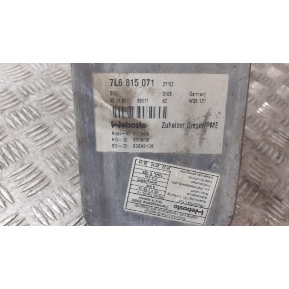 Recambio de valvula intercambio de calefaccion para volkswagen touareg (7la) tdi v10 referencia OEM IAM 7L6815071  