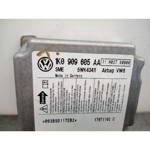 Recambio de kit airbag para skoda octavia berlina (1z3) rs referencia OEM IAM 1Z1857007  