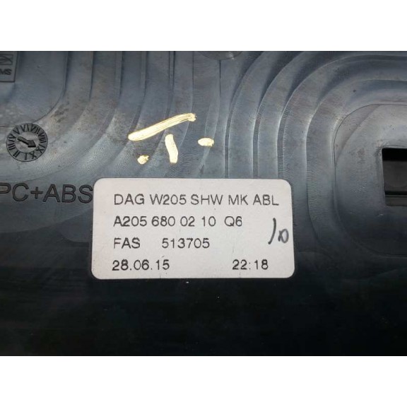 Recambio de consola central para mercedes-benz clase c w205 c200 bluetec referencia OEM IAM A2056800210 PORTAOBJETOS 