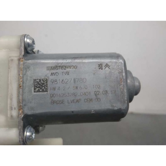 Recambio de elevalunas delantero derecho para peugeot 308 access referencia OEM IAM 9816273060 9816271780 5P 6 PINS
