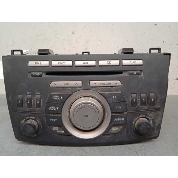 Recambio de sistema audio / radio cd para mazda 3 lim. (bl) 1.6 cd diesel cat referencia OEM IAM BDA466AR0B  