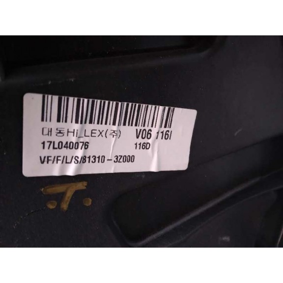 Recambio de elevalunas delantero izquierdo para hyundai i40 comfort referencia OEM IAM 813103Z000 824503Z010 6 PINES