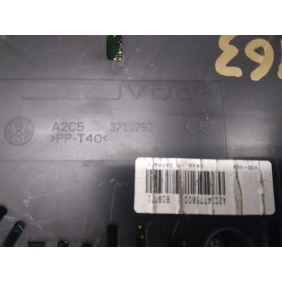 Recambio de cuadro instrumentos para volkswagen golf vi variant (aj5) 1.6 tdi dpf referencia OEM IAM 5K0920873A  240KMH--6000RPM