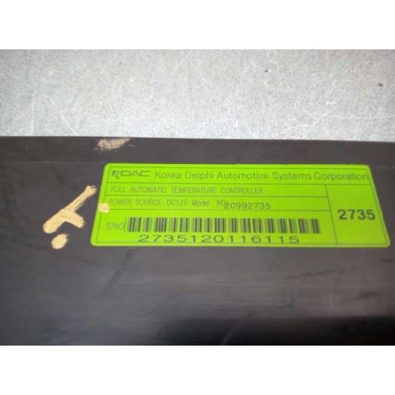 Recambio de mando calefaccion / aire acondicionado para chevrolet captiva 2.2 vcdi lt 2wd referencia OEM IAM 20992735  