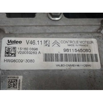 Recambio de centralita motor uce para peugeot 208 active referencia OEM IAM 9811545080  