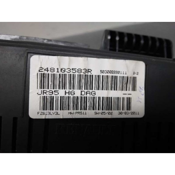 Recambio de cuadro instrumentos para renault scenic iii 1.5 dci diesel fap referencia OEM IAM 248103583R 5550022226 