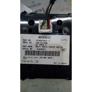 Recambio de mando multifuncion para renault laguna iii referencia OEM IAM 253B00345R MULTIFUNCION 