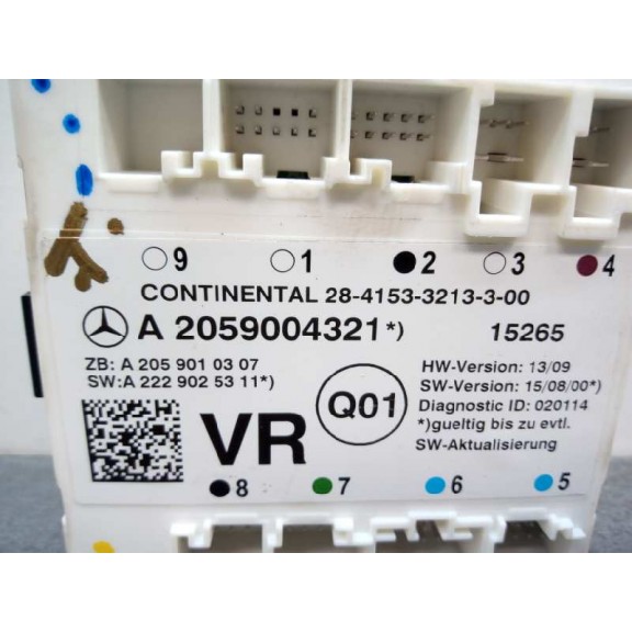 Recambio de centralita cierre para mercedes-benz clase c w205 c200 bluetec referencia OEM IAM A2059004321 DEL IZQUIERDA 