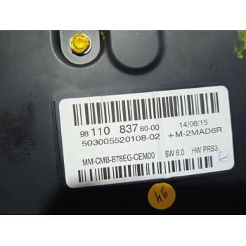 Recambio de cuadro instrumentos para citroën c4 picasso feel referencia OEM IAM 9811083780 9811083780 